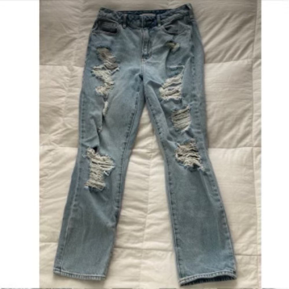 PacSun distressed mom jeans